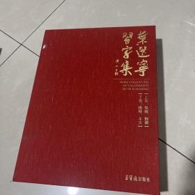 叶选宁习字集，上，下两册全