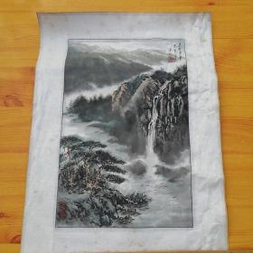 画家三省山水作品一幅