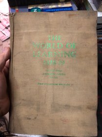 THE WORLD OF LEARNING 1978-79 VOLUME TWO：RHODESIA-ZAMBIA INDEX