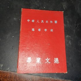 南京工学院 毕业证书