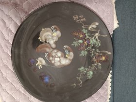 大师朱一圭大瓷盘