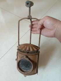 清代老物件文玩摆件（异形油灯）铁灯罕见的器型怀旧复古收藏