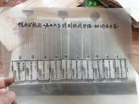 老底片：阳泉矿务局1976年特别能战斗队（组）命名留念底版