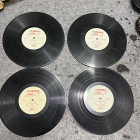 红灯记一套四张 无封