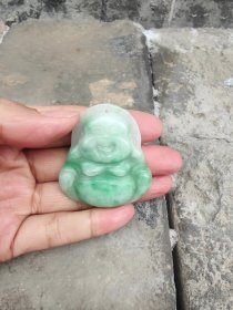 招财翡翠弥勒佛 笑口常开 彩头好价格优惠