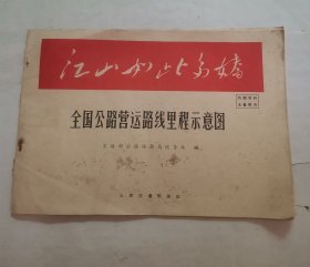 江山如此多娇-全国公路营路线里程示意图