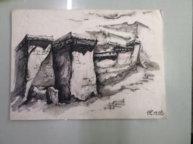 此作品作者不详，真伪自鉴，一但成交概谢绝退挽货，详情见图，下单前多思量，感谢配合！