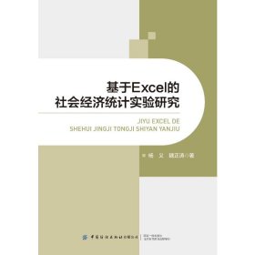 【正版书籍】基于Excel的社会经济统计实验研究