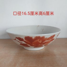 五十年代红花大碗11269