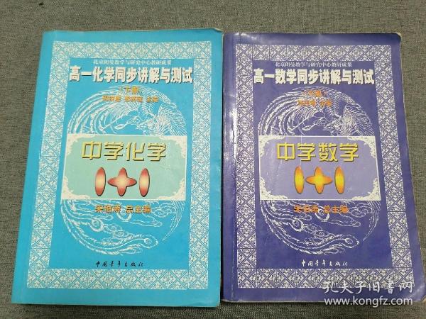 中学数学化学1+1.高一数学化学 同步讲解与测试.下册（2本）
