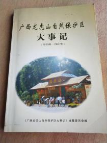 广西龙虎山自然保护区大事记(1979年～2007年)