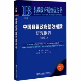 中国县级政府绩效指数研究报告 9787520191869