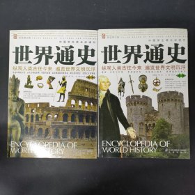 世界通史：纵观人类古往今来 遍览世界文明沉浮 1 2册 全二册 2本合售