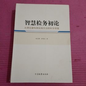 智慧检务初论从理论建构到实践方法的科学思维 【389号】