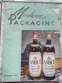民国 现代包装1947年第1期 MODERN PACKAGING 多广告