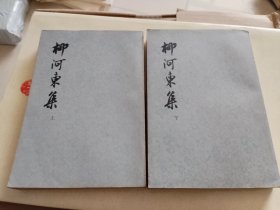 柳河东集 上下册全