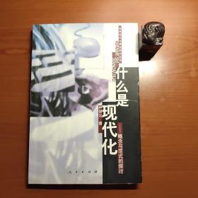 什么是现代化:概念与范式的探讨（尹保云作品，前30页有划线，论及启蒙时代、迪尔凯姆、滕尼斯、韦伯、马克思、全球化与沃勒斯坦等，品相如图，价包快递）