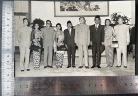 1964年名人接见印度尼西亚客人和驻华大使