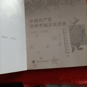 中国共产党兰州市城关区历史大事记