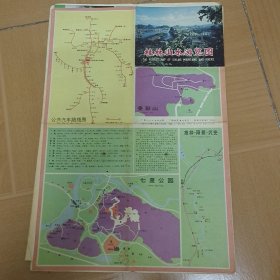 老旧地图:《桂林山水游览图》1981年1版1印