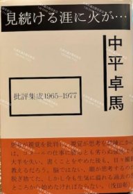 价可议 见续 涯 火 批评集成1965 1977 nmmyc 見続ける涯に火が 批評集成1965 1977