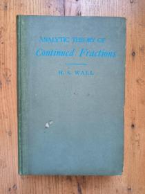 ANALYTIC THEORY OF Continued Fractions 连分数分析论 【英文版 精装 1948年】