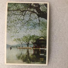 杭州平湖秋月明信片