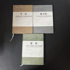 （全三册 3本合售）京师社会调查：李村 就近城镇化与地缘圈的重构、聚义村 当代农民行动逻辑的演变、黄村 乡村工业化与村庄的重塑