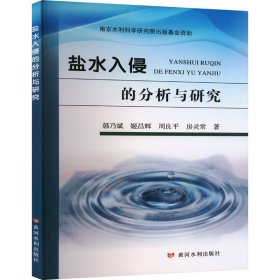 保正版！盐水入侵的分析与研究9787550933903黄河水利出版社韩乃斌 等