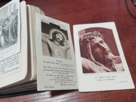 超小精装本，德文公祷书，书口刷金，1910年古董书。