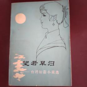 望君早归--台湾短篇小说选 (收录上世纪30年代到80年代台湾21位作家25篇作品)