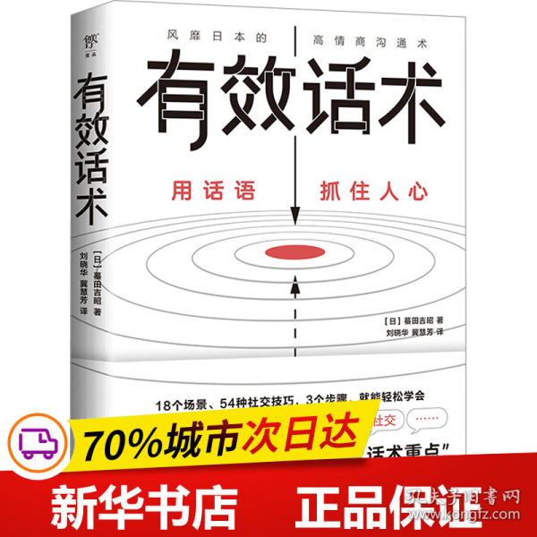 有效话术：沟通的方法（从不善言辞到沟通高手，教你一开口就让人喜欢的“话术重点”）