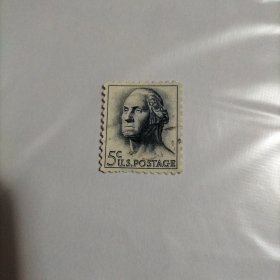 美国信销邮票 1963年 总统 华盛顿 面值5c（ 库存 2 ）
