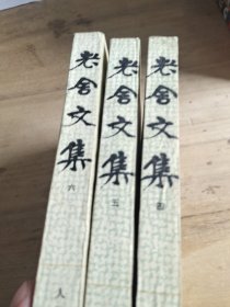 老舍文集 三本合