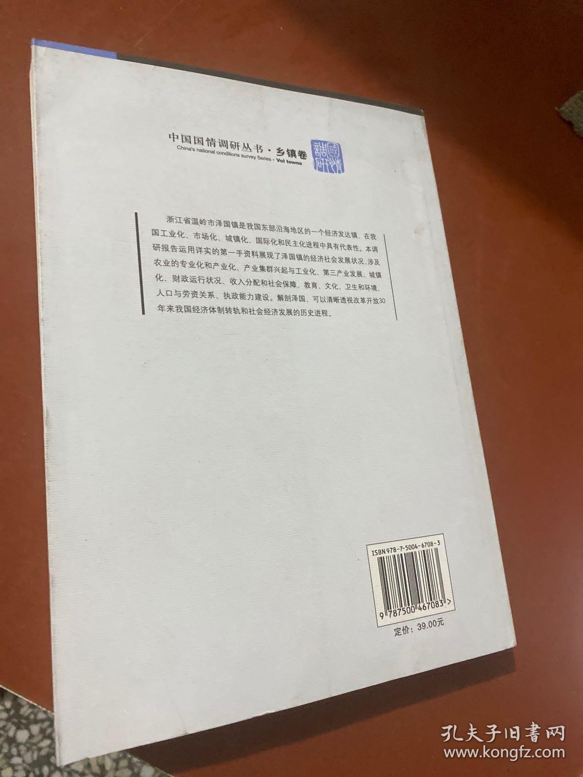 浙江省温岭市泽国镇经济社会调研报告