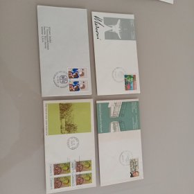 加拿大首日封4枚，都是官方首日封，非常漂亮，本店邮品满25元包邮。本店还在孔网开“韶州邮社”，