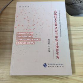 高新技术企业认定专项审计操作实务