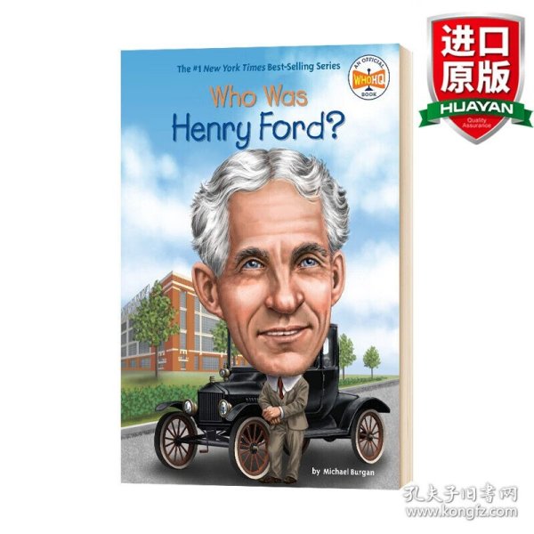 英文原版 Who Was Henry Ford? 谁是亨利福特？ 英文版 进口英语原版书籍