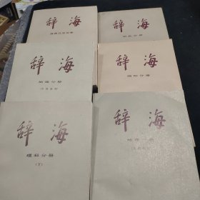 辞海（6册合售）