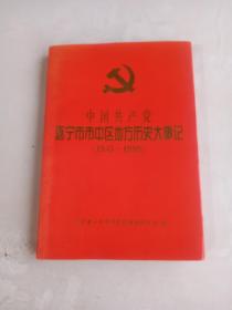 中国共产党遂宁市市中区地方历史大事记1985-1999