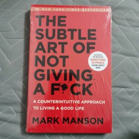 The Subtle Art of Not Giving a F*ck A Counterin《不给F*ck一个计数器的微妙艺术》英文原版，全新未拆封