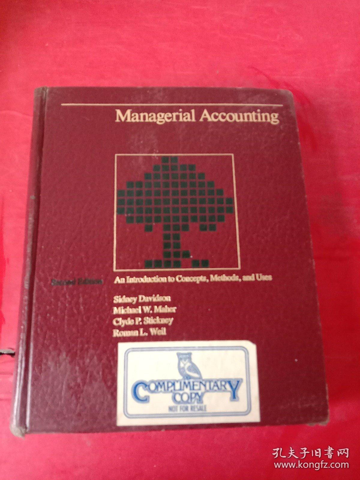 Managerial Accounting: An Introduction To Concepts, Methods, And Uses