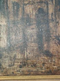 1963年加拿大蒙特利尔康莱德美术馆出品老油画，有款自查，原装裱，框子散架了