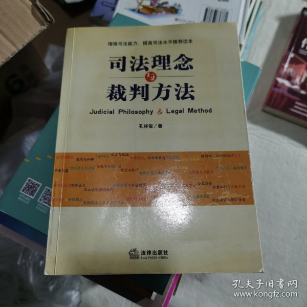 司法理念与裁判方法——增强司法能力、提高司法水平推荐读本