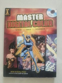 MASTER DIGITAL COLOR (- STYLE-TOOLS-TECHNIQUES) With DVD 英文原版 (數(shù)碼著色技巧）彩繪大12開(kāi)本 帶光盤 全銅版紙精印