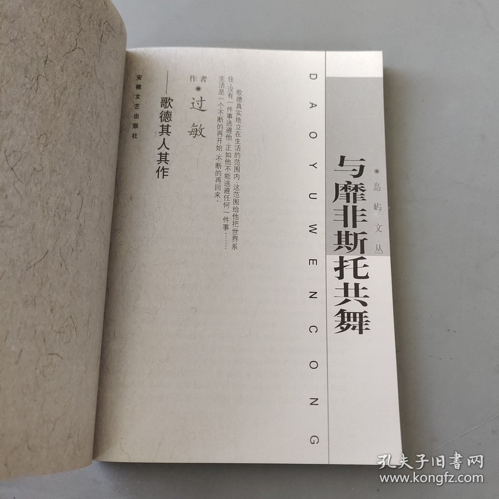 与靡非斯托共舞:歌德其人其作