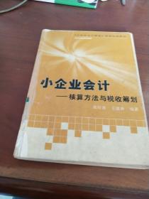 小企业会计—核算方法与税收筹划