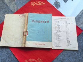 综合医院制剂手册