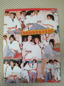 谢霆锋16开彩页一张 反面吴彦祖