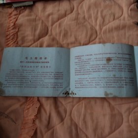 井冈山的斗争--毛主席创建的第一个革命根据地井岗山展览（宣传折页）